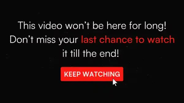 This video won&rsquo;t be here for long &mdash; keep watching